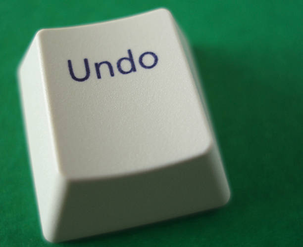 Undo Key The undo key from a computer keyboard undo key stock pictures, royalty-free photos & images