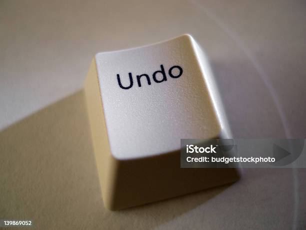 Undo Key Stock Photo - Download Image Now - Undo Key, Back Arrow, Push Button
