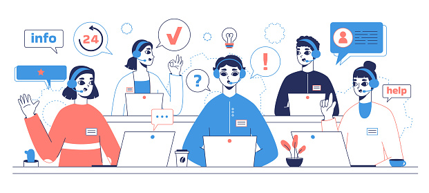 Customer Support Program Personal Customer Support Assistants Problem Solving Center Operators ...
