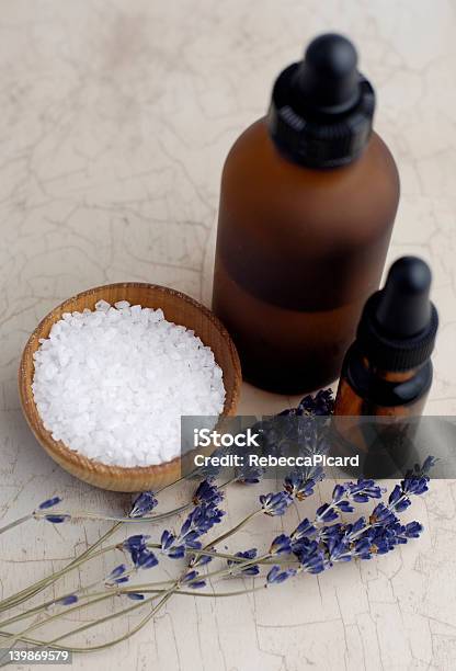 Lavender Bath Stock Photo - Download Image Now - Aromatherapy, Bathroom, Beauty