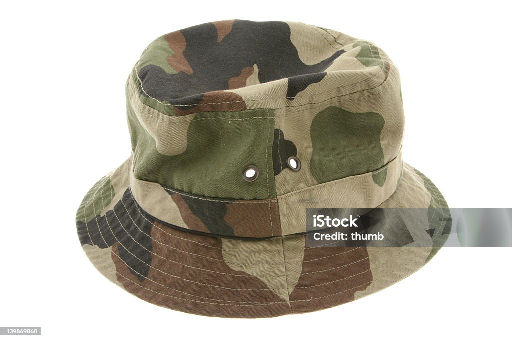 Cappello camouflage - Foto stock royalty-free di Abbigliamento