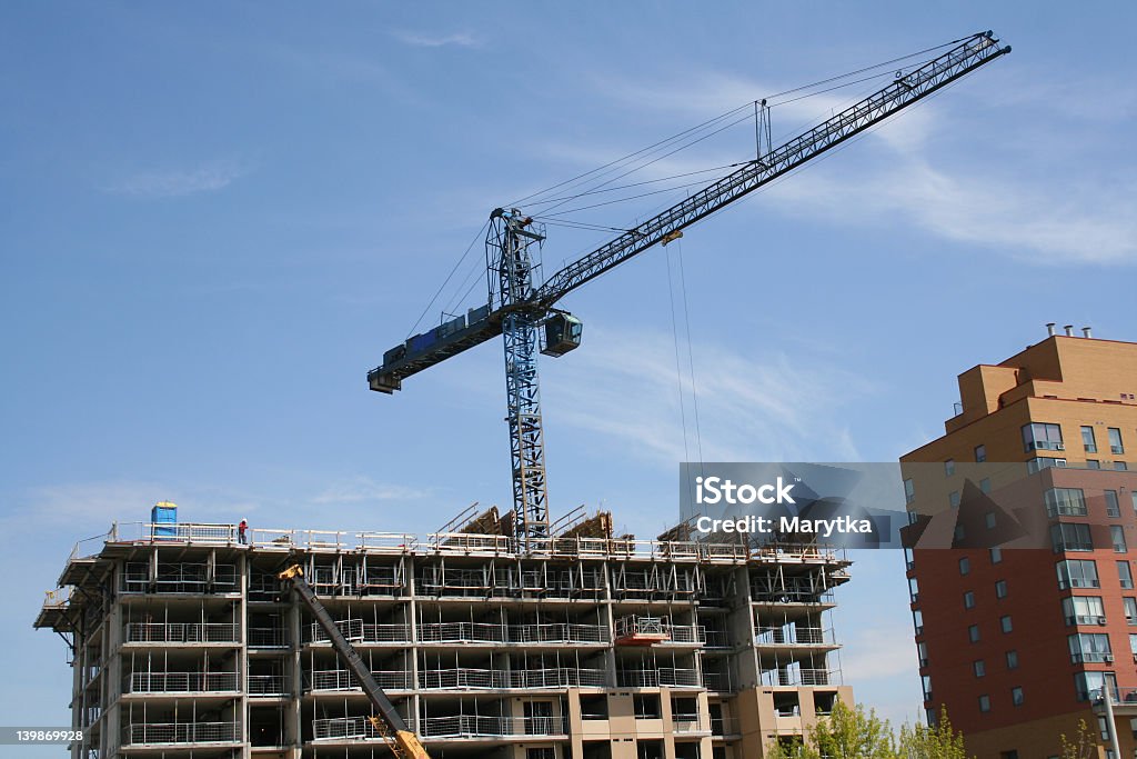 Gebäude Bauarbeiten - Lizenzfrei Arbeiten Stock-Foto