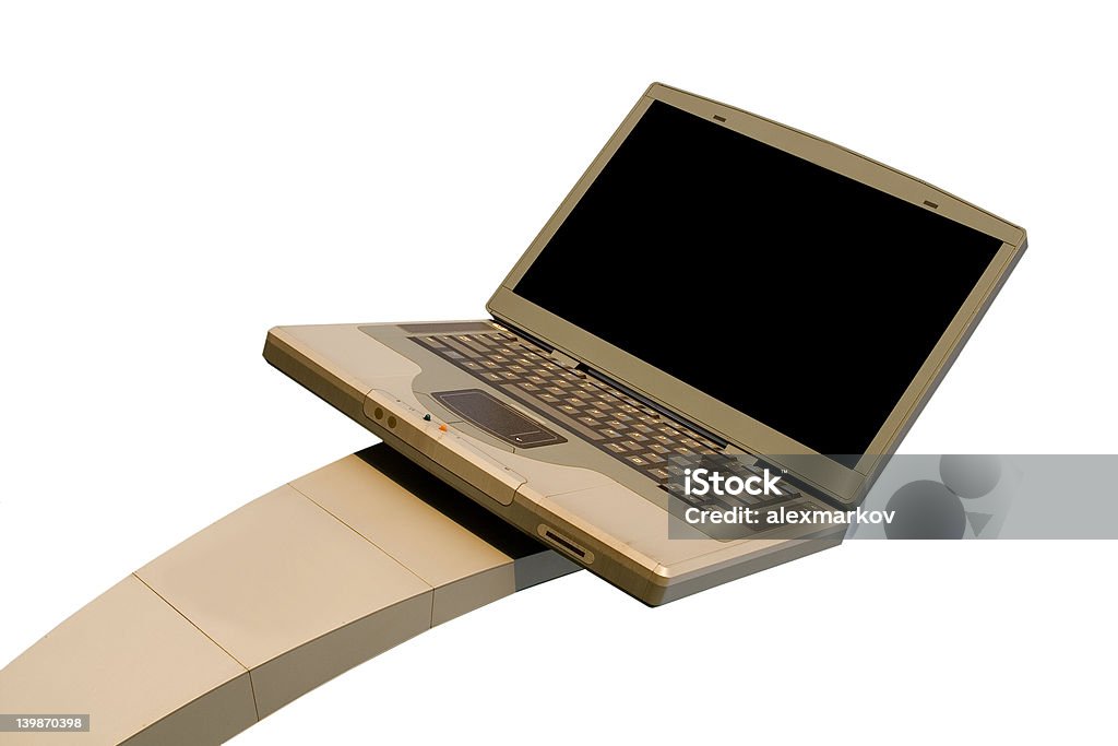 ノートパソコンのビルボード/看板 - からっぽのロイヤリティフリーストックフォト