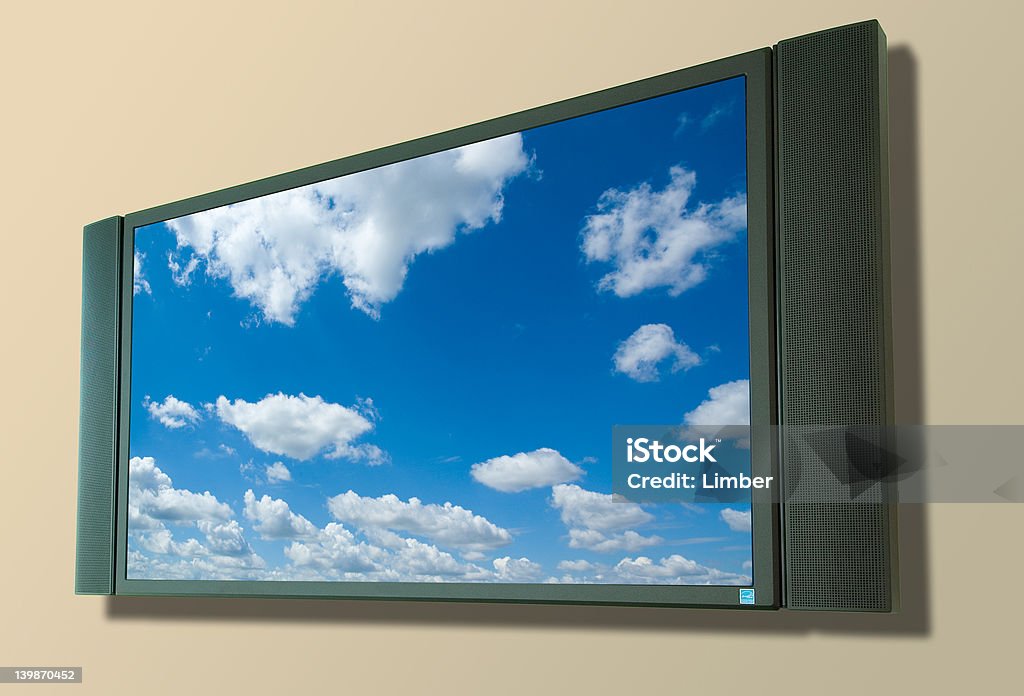 Televisor con pantalla de Plasma - Foto de stock de Color - Tipo de imagen libre de derechos