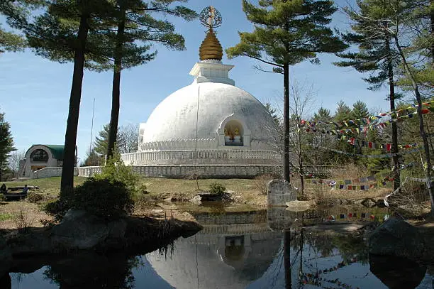Peace Pagoda in Leverett, MA.