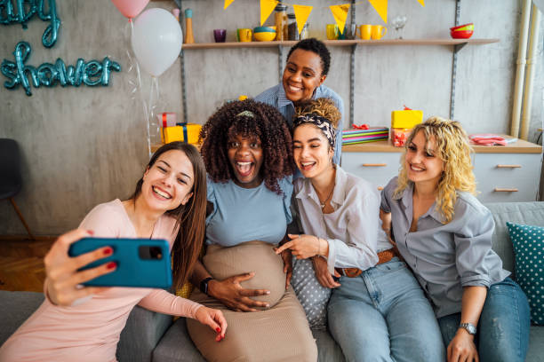 istock Selfie at the Baby shower 1398705538