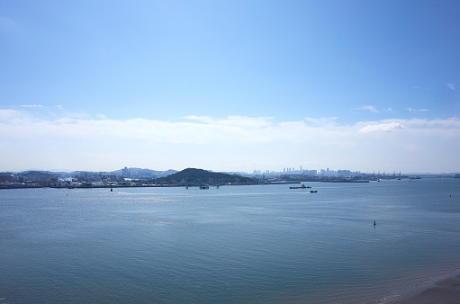 This is the sea view of Yeongjongdo Island in Korea.