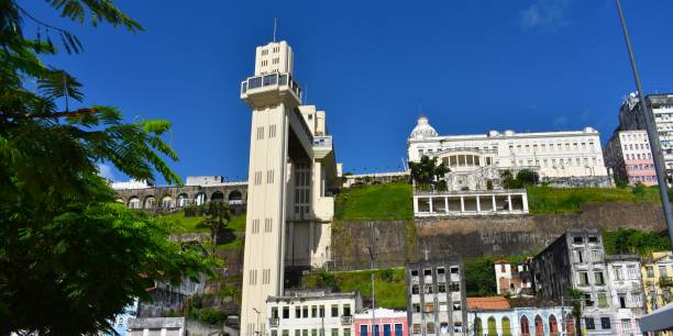 tipical Salvador da Bahia motives in oldtown Pelorinho