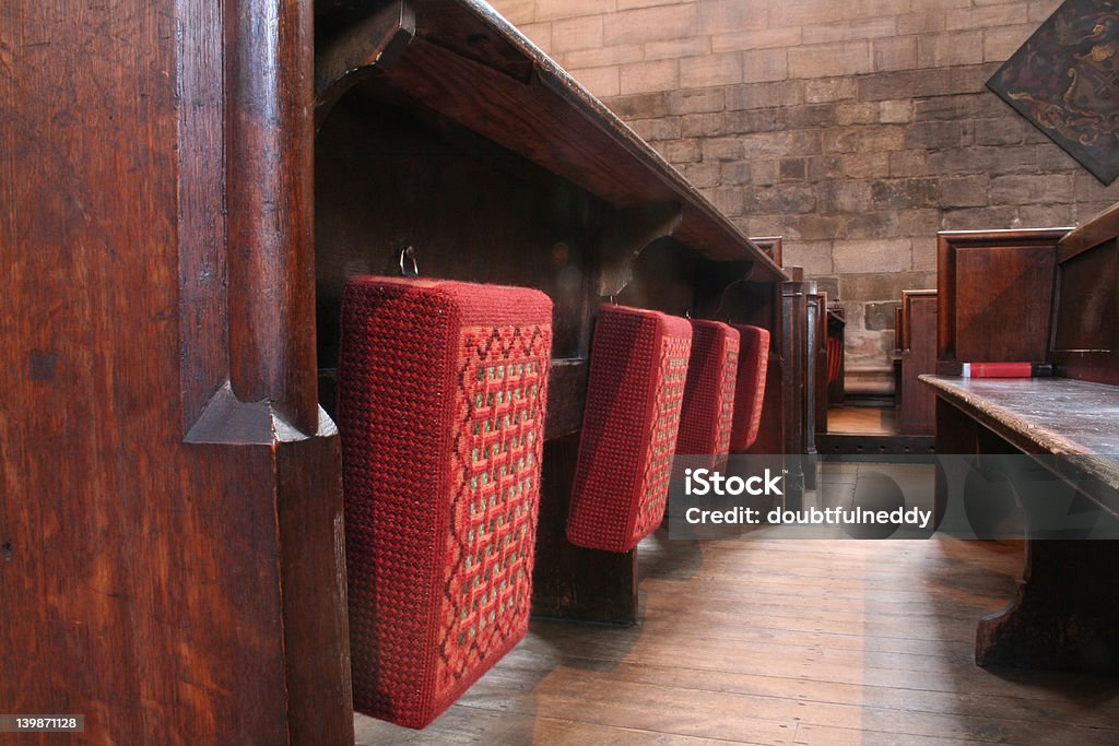 Tapisserie la prière coussins - Photo de Église libre de droits