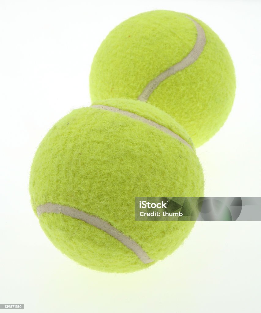 Duas bolas de ténis em branco - Royalty-free Acessório Foto de stock