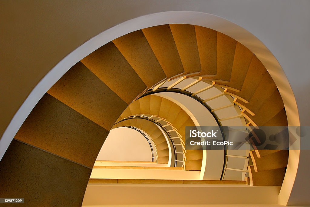 Spiral Wendeltreppe - Lizenzfrei Architektur Stock-Foto