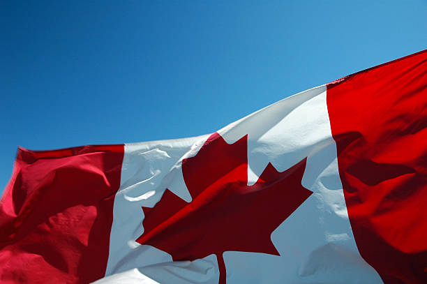 istock Canadian Flag -  Up Close 2 139871324