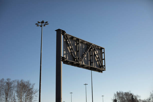 istock Billboard on road. Design for installation of advertising. 1398713728