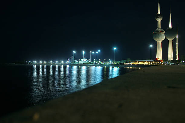 istock Kuwait city & towers by the night 139871579