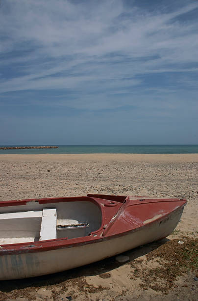 istock old boat in the beach , v 139871652