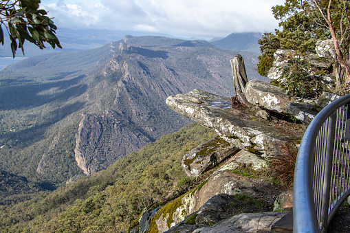 The Grampians and Halls Gap township are located in Victoria, Australia. The area is mostly national park and is popular with bush walkers and has abundant flora and fauna.