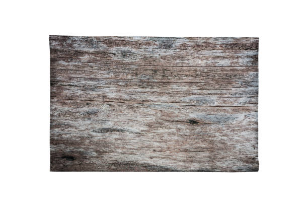 istock Old wooden sign board isolated on white background with clipping path 1398719800