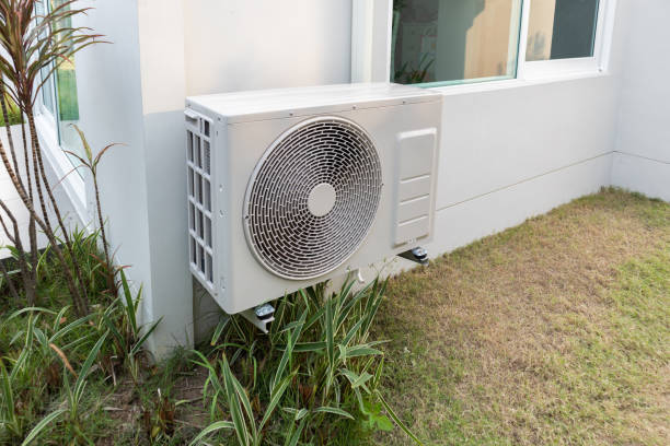 istock Air condition outdoor unit compressor install outside the house 1398719994