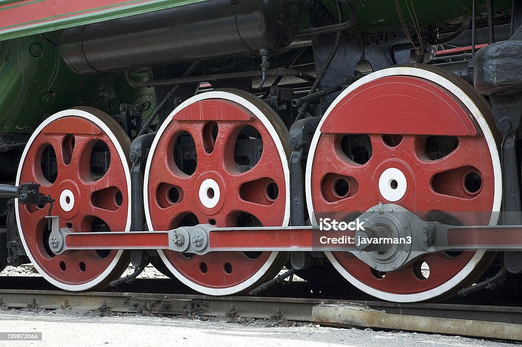 Rollen von retro steam train - Lizenzfrei 1920-1929 Stock-Foto