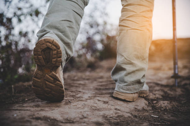 istock male hikers shoes. 1398722137