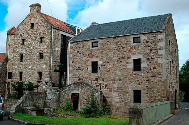 istock Old Flour Mill with Water-wheel 139872793