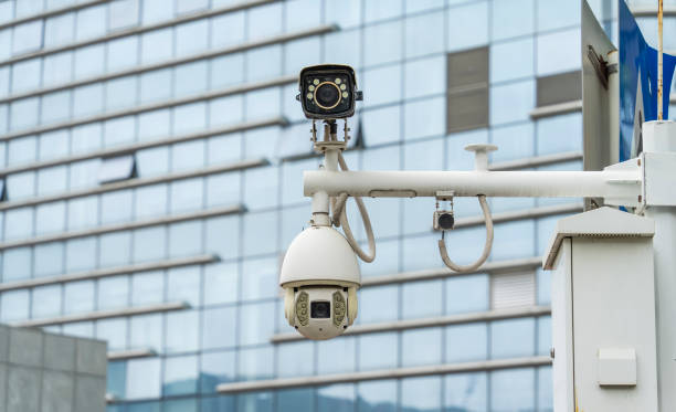istock Control Recording And Inspection Electronic Cameras. Protection Property System Technology 1398729502