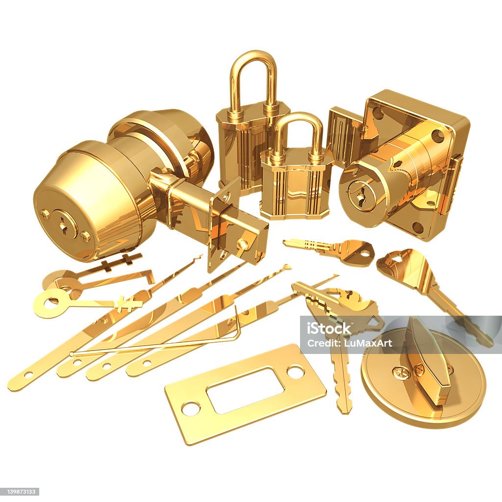 Gilded Locksmith Gilded Locksmith 3D No People Stock Photo