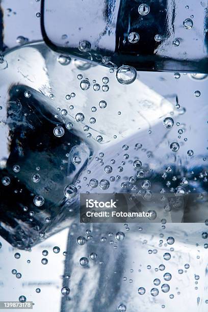Ice Water And Bubbles Stock Photo - Download Image Now - Alcohol - Drink, Bubble, Cold Temperature