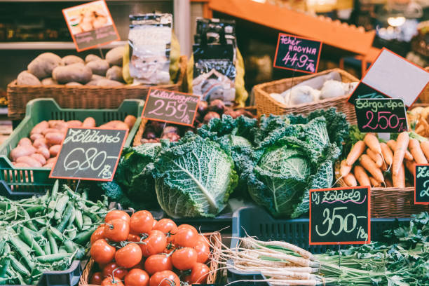 Fresh market and foods.
