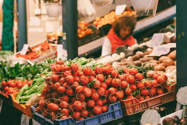 Fresh market and foods.