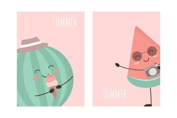 1,759 Funny Watermelon Drawings Illustrations & Clip Art - iStock