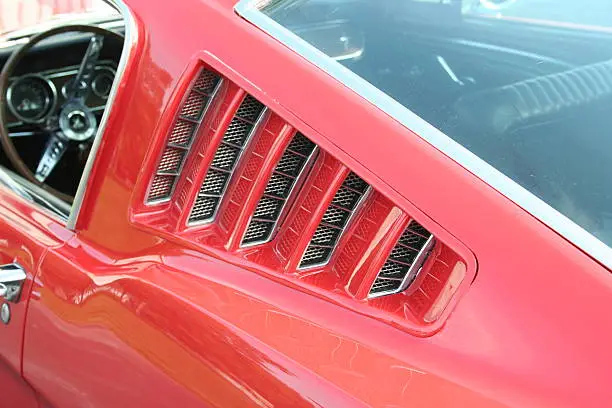 Photo of Auto- 1966 Ford Mustang Fastback Vent Detail