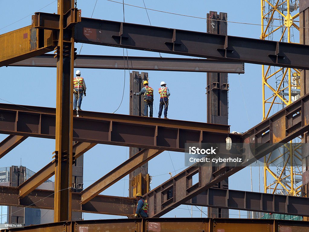 Construction Work in Macau OLYMPUS DIGITAL CAMERA         Blue-collar Worker Stock Photo
