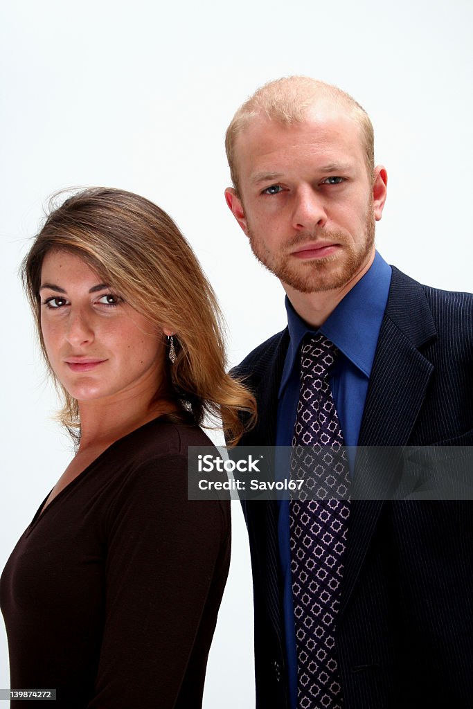 Lavoro di squadra-Uomo e donna - Foto stock royalty-free di Abilità