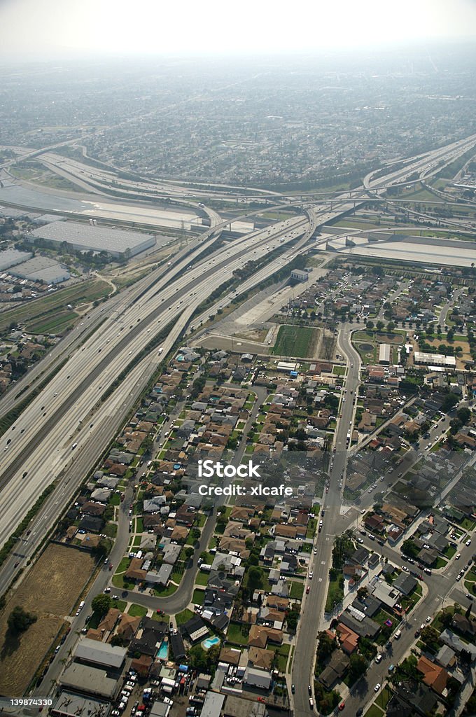 Vue aérienne de Los Angeles - Photo de Antenne individuelle libre de droits