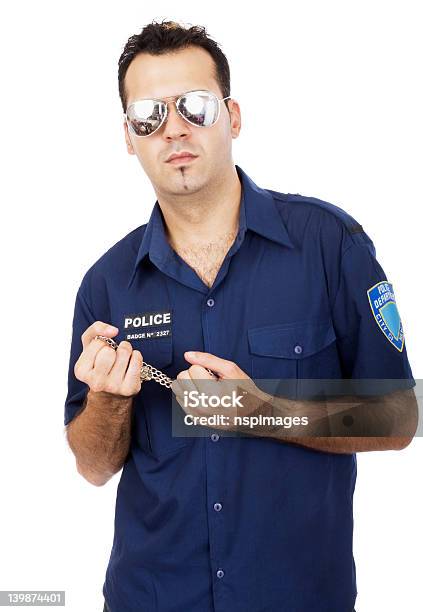 Policeman - Fotografie stock e altre immagini di Forze di polizia - Forze di polizia, Sensualità, Uomini