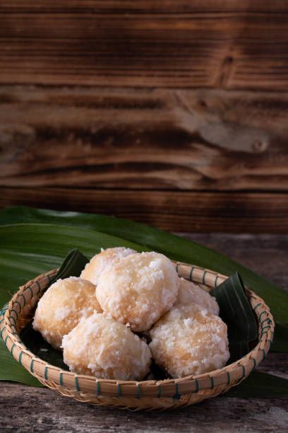 istock Thai dessert Kanom Kai Hong or swan egg made 1398744754