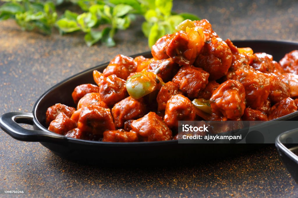 Chunks Chilli Chilli Soya Chunks Stock Photo - Download Image Now - Asian Food, Bowl ...