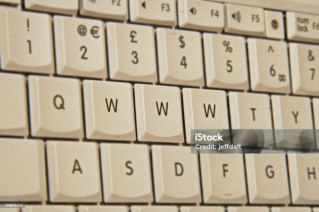 Tastatur www - Lizenzfrei Internet Stock-Foto