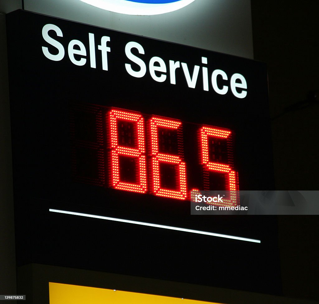 Sem preço do serviço de combustível - Foto de stock de Abastecer royalty-free
