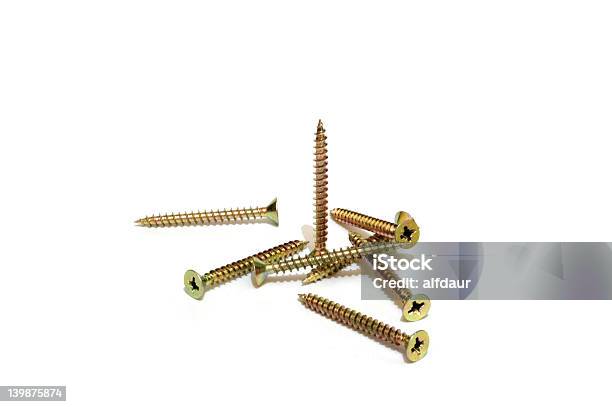 Screws1 - Fotografias de stock e mais imagens de Amarelo - Amarelo, Parafuso de Porca, Acessibilidade