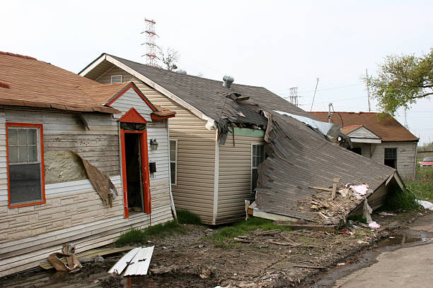 uragano katrina distruzione - katrina hurricane katrina damaged hurricane foto e immagini stock
