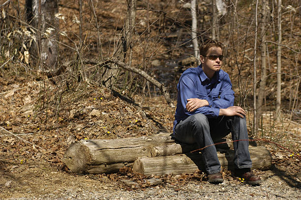 istock sitting in the woods 139875957