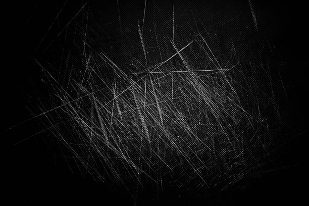 istock Grunge sctached texture background. Black and white wallpaper 1398763827