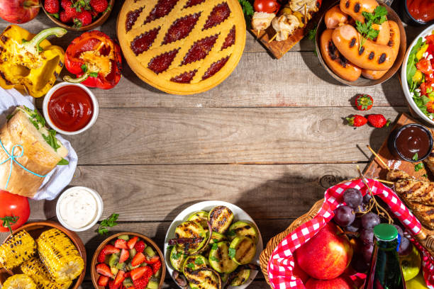 istock Various picnic food and drink 1398765472