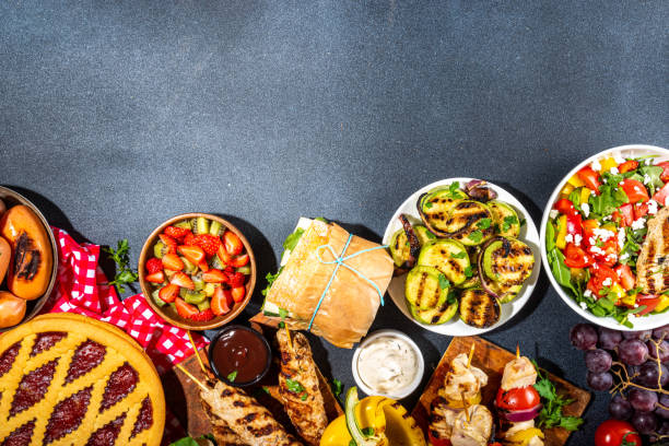 istock Various picnic food and drink 1398765628