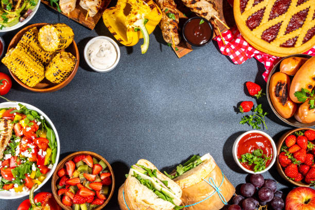 istock Various picnic food and drink 1398765773