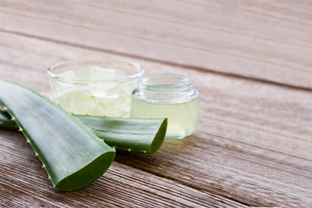 istock Aloe vera plant and aloe gel 1398765976