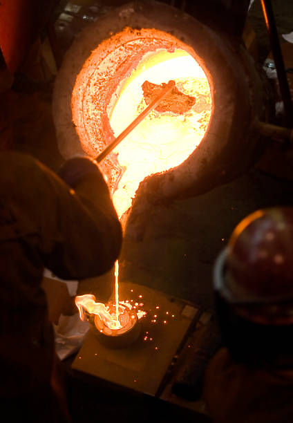 istock Crucible, Skimmer and Flaming Mold 139876815
