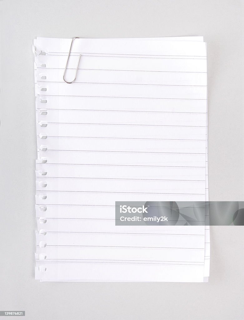 Portable doublé de papier avec Clip - Photo de Affaires libre de droits